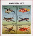 Undersea Life - Overprinted