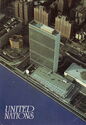 Air view of the United Nations Building and East River