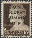 Italy Stamp Overprint "Fiumano Kupa"