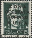Italy Stamp Overprint "Fiumano Kupa"