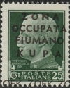 Italy Stamp Overprint "Fiumano Kupa"
