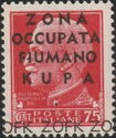 Italy Stamp Overprint "Fiumano Kupa"
