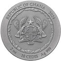 10 Cedis (Rock Cut Monuments - Mount Rushmore National Memorial)