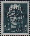 Italian Stamp Overprinted Deutsche Besetzung Zara