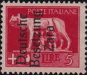 Italian Stamp Overprinted Deutsche Besetzung Zara
