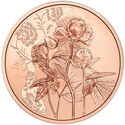 10 Euro (Flower language - Peony - Copper)