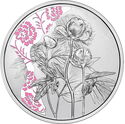10 Euro (Flower language - Peony - Silver Color Proof)