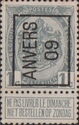 Coat of Arms - Typo. overprint with ANVERS 09