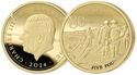 5 Pounds (80th Anniversary of D-Day - Gold plated)