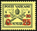 Papal Coat of Arms surcharged