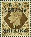 England Stamps Overprint "Somalia"