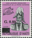 Jean-Jacques Dessalines (1758–1806) Surcharged