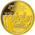 10 Dollars (California Gold Rush, 175th Anniversary 1/50 Oz.)