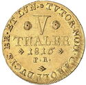 5 Thaler (George IV prince regent in the name of Charles II)
