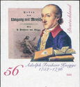250th Birth Anniv. of Adolph Baron von Knigge (1752-1796)