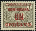 Postage Due stamp surcharged 1c on 4c (red)