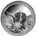 20 Francs (Prehistoric Life - Triceratops)