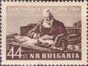 D. Blagoev at his desk