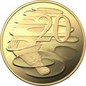20 Cents (Memorial - Platypus - 3rd portrait Gold)