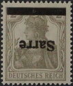 Germania, overprint 'Sarre'