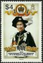 Queen Elizabeth II in Garter Robes