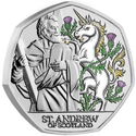 50 Pence (Patron Saints - Saint Andrew of Scotland - Color)