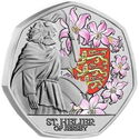 50 Pence (Patron Saints - Saint Helier of Jersey - Color)