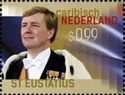 King Willem Alexander and Flag