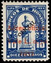 Dionisio de Herrera overprinted