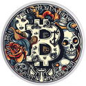 2 Dollars (Bitcoin - Tatoo)