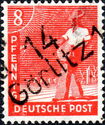 American-British-Soviet Occ. (Trizone) Mi: 945 - overprinted