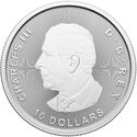 10 Dollars (Twin Maples - Silver)