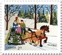 Family and Sled by Maud Lewis