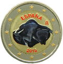 2 Euro (UNESCO World Heritage. Altamira Cave. Coloured 7)