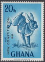 Cape Hare (Lepus capensis) - overprinted