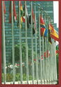 Row of Flags of Member States at United Nations Headquarters