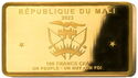 100 CFA Francs (Gemme d'or - Leopard - Zircon - Premium 1 Oz.)