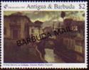 "Rain Shower in Granada" (A. Muñoz Degrain) - Overprinted