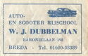 Auto- en scooter rijschool W. J. Dubbelman