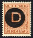 Queen Wilhelmina Overprinted (D)