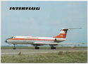 Interflug. Tu-134 airplane