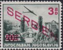 Yugoslavian Airmail Overprint New Value