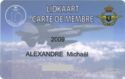 Lidkaart - Carte De Membre (F-16 MLU)
