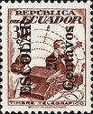 Telegraph Stamp overprinted ESCOLAR