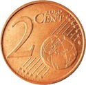 2 Euro Cent (5 leaves oak tree - A, D, F, G, J)
