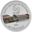 60 Córdobas (60th Anniversary of the Central Bank - Silver)