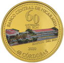 60 Córdobas (60th Anniversary of the Central Bank - Gold)