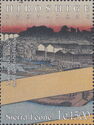 "Nihonbashi Bridge and Edobashi Bridge" (detail), 1857