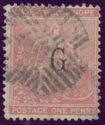 Allegory of Hope overprinted with BLACK 'G' Type 4
