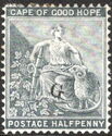 Allegory of Hope overprinted with small 'G' Type 17